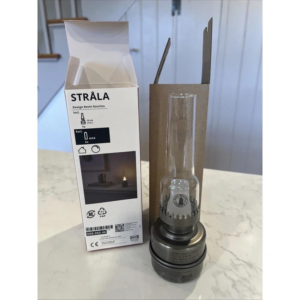 STRALA Battery Small Lamp, Design Kevin Gouriou Luminaire, NIB